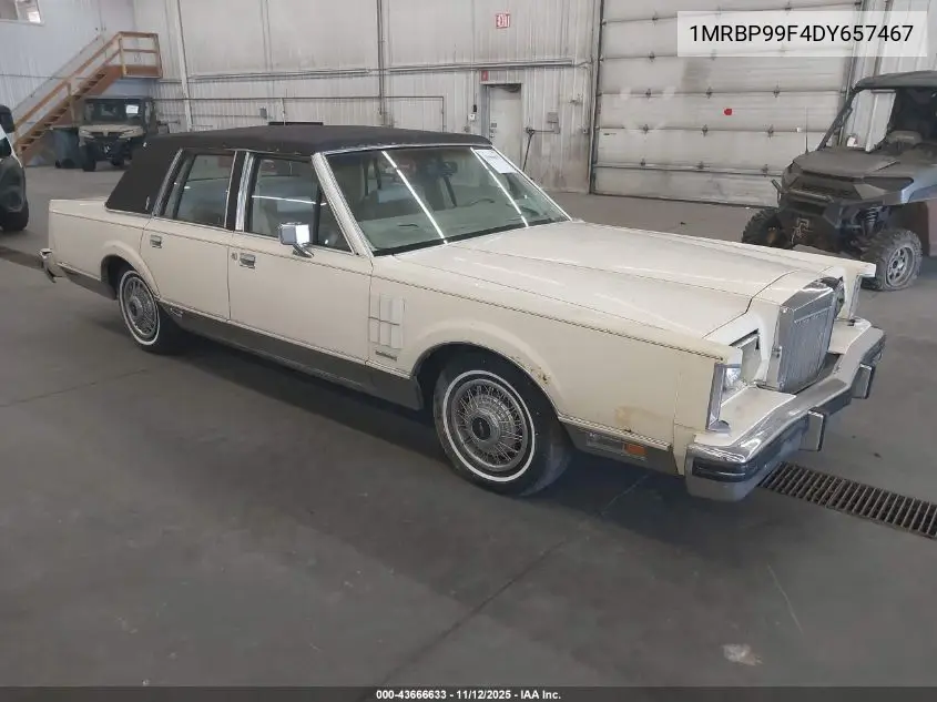 1MRBP99F4DY657467 1983 Lincoln Mark Vi