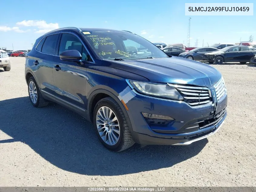 2015 Lincoln Mkc VIN: 5LMCJ2A99FUJ10459 Lot: 12023563