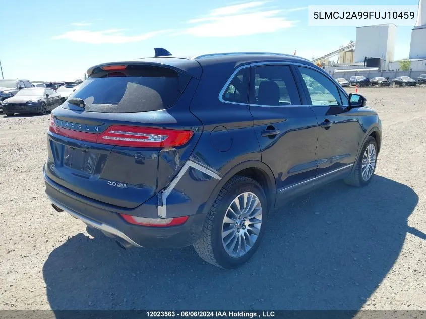 5LMCJ2A99FUJ10459 2015 Lincoln Mkc