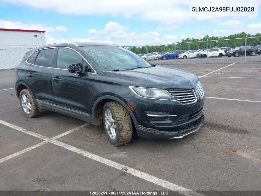 5LMCJ2A98FUJ02028 2015 Lincoln Mkc