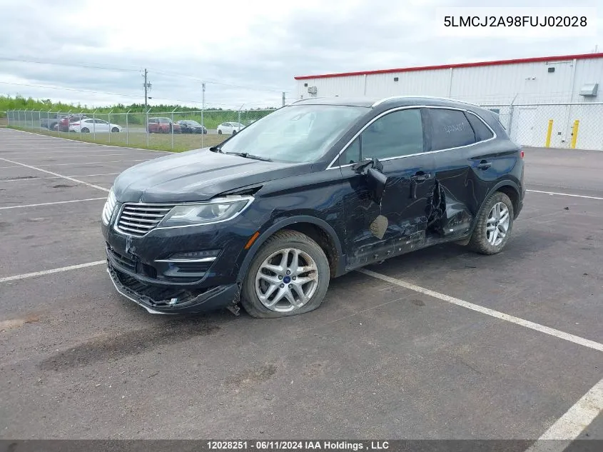 5LMCJ2A98FUJ02028 2015 Lincoln Mkc