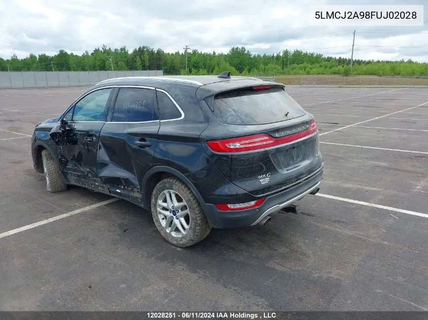 5LMCJ2A98FUJ02028 2015 Lincoln Mkc