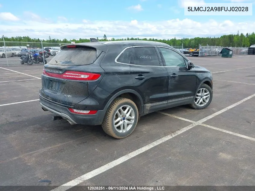 5LMCJ2A98FUJ02028 2015 Lincoln Mkc