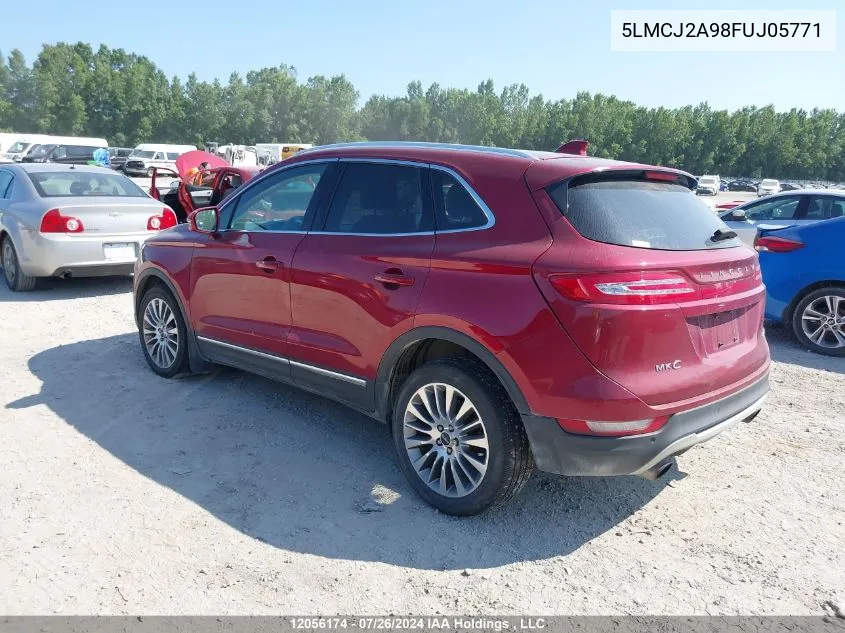 2015 Lincoln Mkc VIN: 5LMCJ2A98FUJ05771 Lot: 12056174