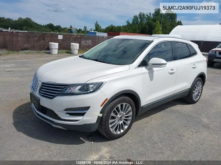 2015 Lincoln Mkc VIN: 5LMCJ2A90FUJ19373 Lot: 12059728