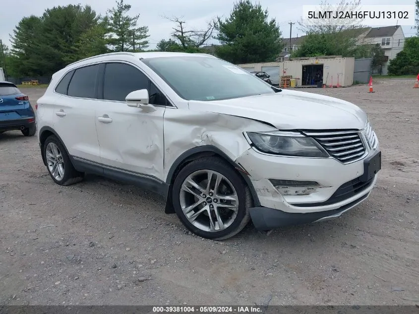 2015 Lincoln Mkc VIN: 5LMTJ2AH6FUJ13102 Lot: 39381004