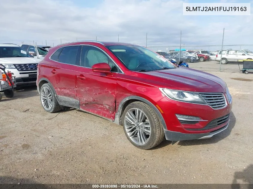 5LMTJ2AH1FUJ19163 2015 Lincoln Mkc