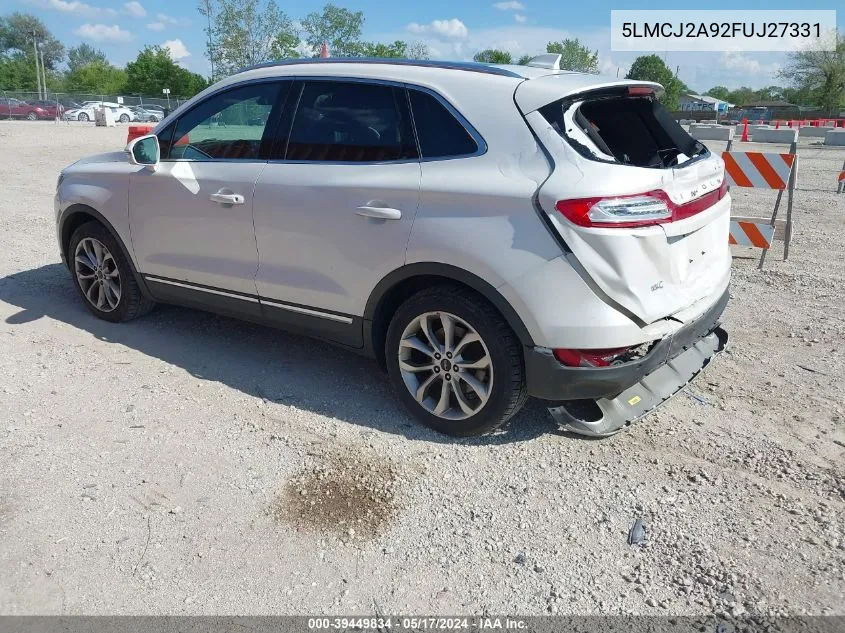 5LMCJ2A92FUJ27331 2015 Lincoln Mkc