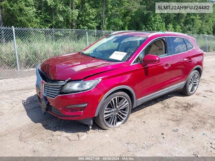 2015 Lincoln Mkc VIN: 5LMTJ2AH9FUJ24482 Lot: 39527159