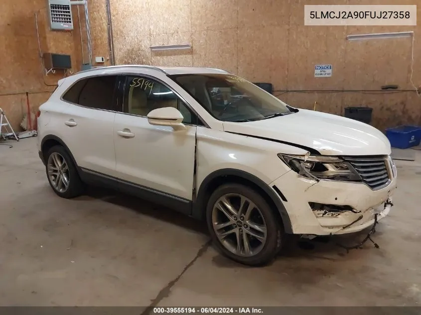 5LMCJ2A90FUJ27358 2015 Lincoln Mkc