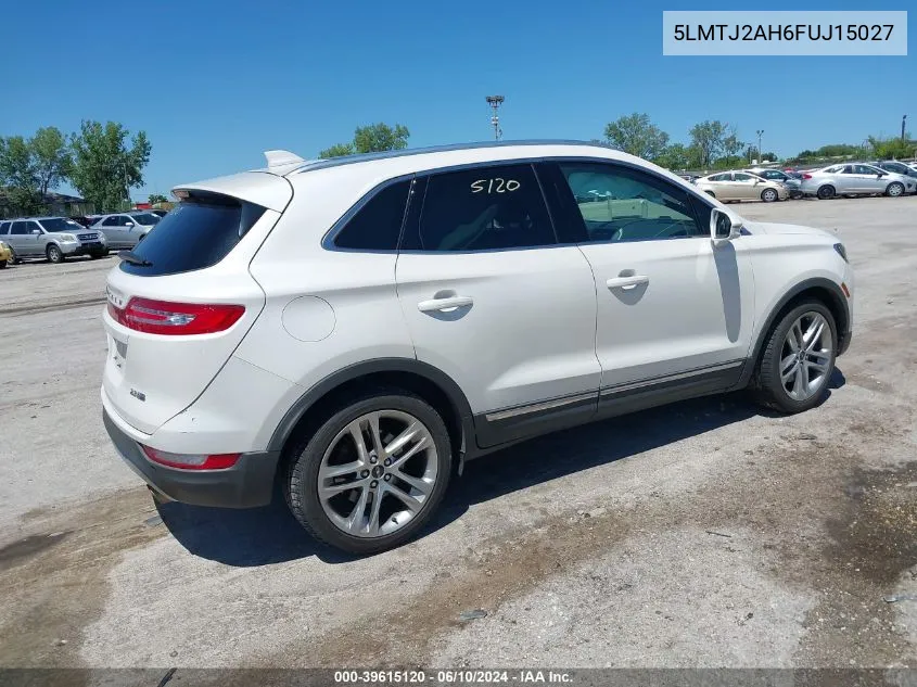 5LMTJ2AH6FUJ15027 2015 Lincoln Mkc