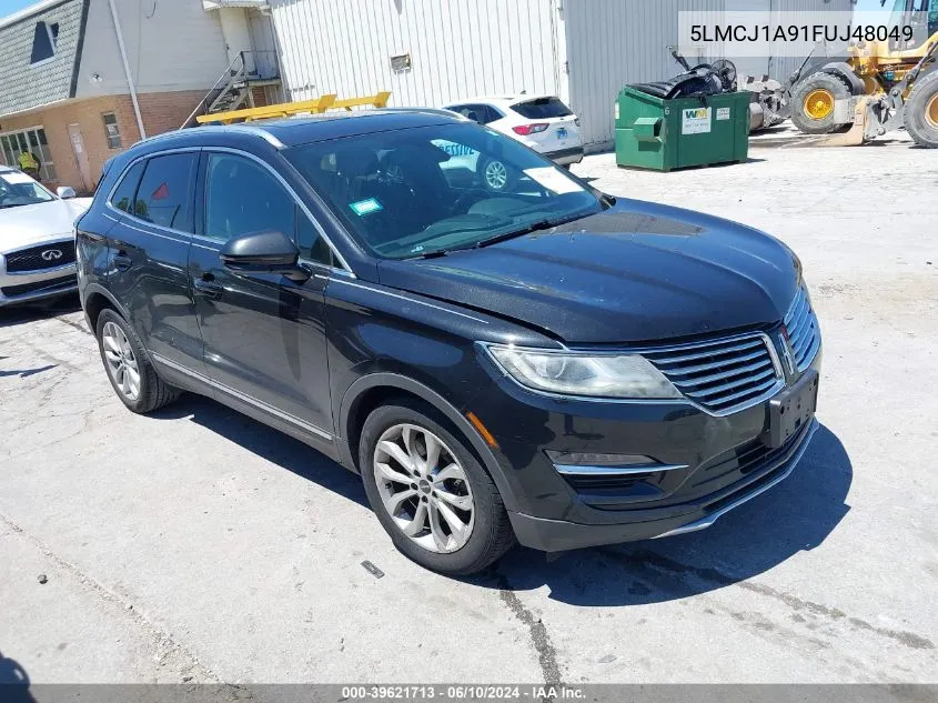 2015 Lincoln Mkc VIN: 5LMCJ1A91FUJ48049 Lot: 39621713