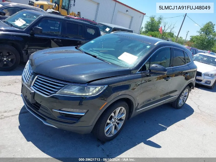 2015 Lincoln Mkc VIN: 5LMCJ1A91FUJ48049 Lot: 39621713