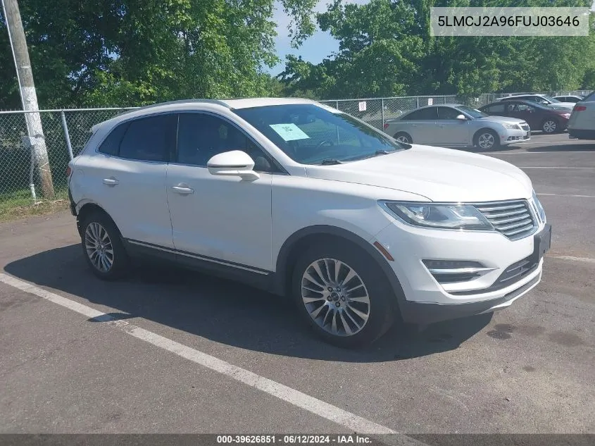 5LMCJ2A96FUJ03646 2015 Lincoln Mkc