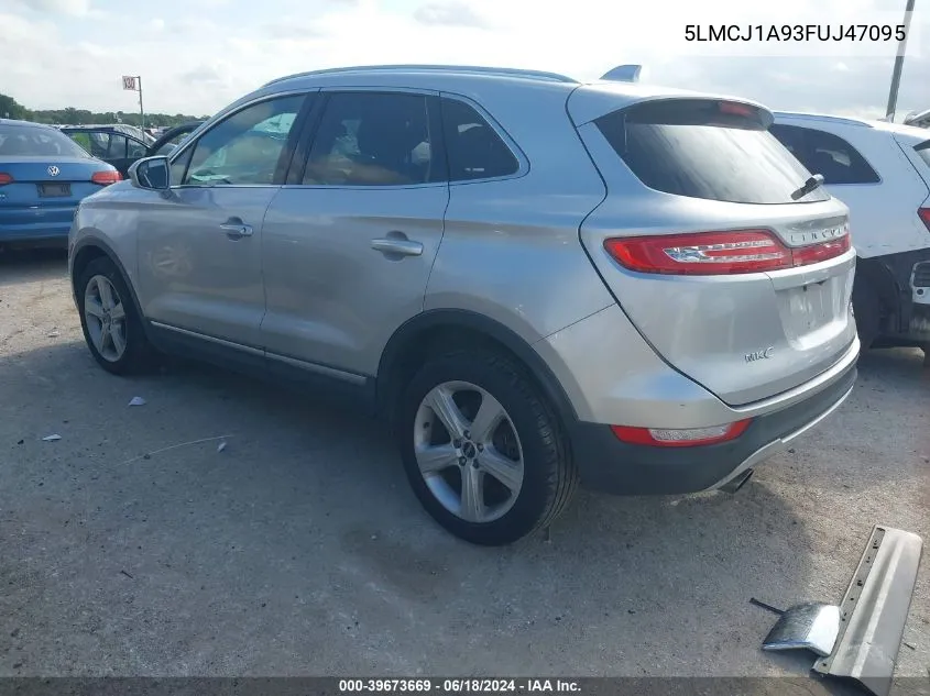 5LMCJ1A93FUJ47095 2015 Lincoln Mkc