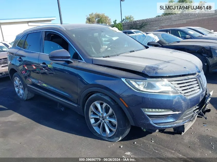 5LMCJ1A94FUJ46148 2015 Lincoln Mkc