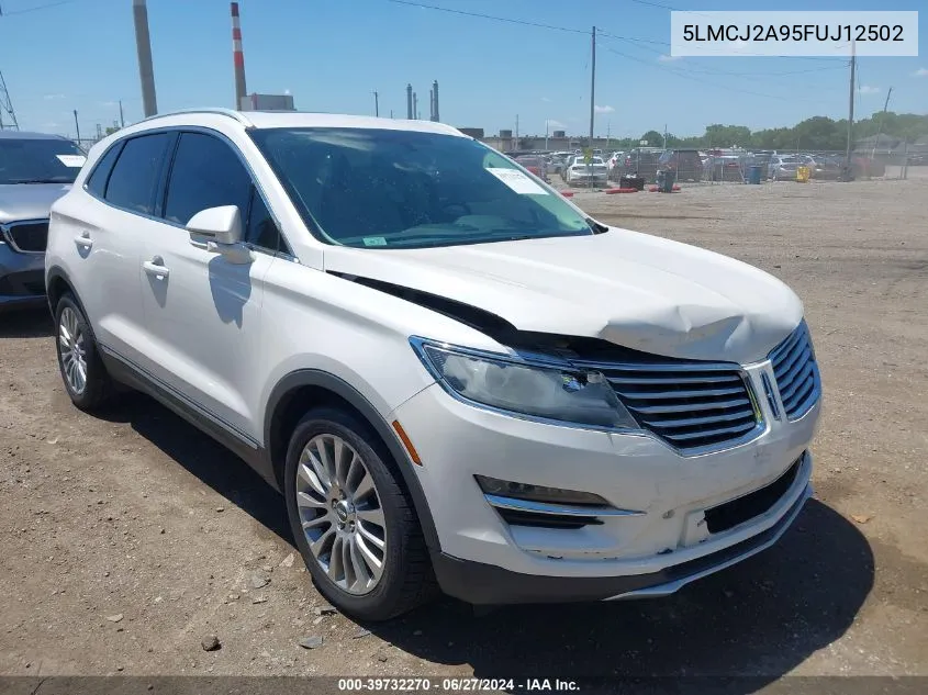 2015 Lincoln Mkc VIN: 5LMCJ2A95FUJ12502 Lot: 39732270