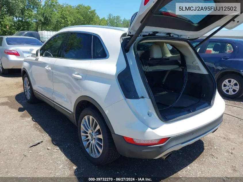 2015 Lincoln Mkc VIN: 5LMCJ2A95FUJ12502 Lot: 39732270