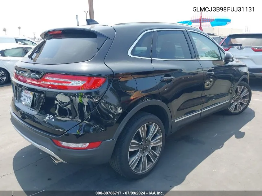 2015 Lincoln Mkc Black Label VIN: 5LMCJ3B98FUJ31131 Lot: 39786717