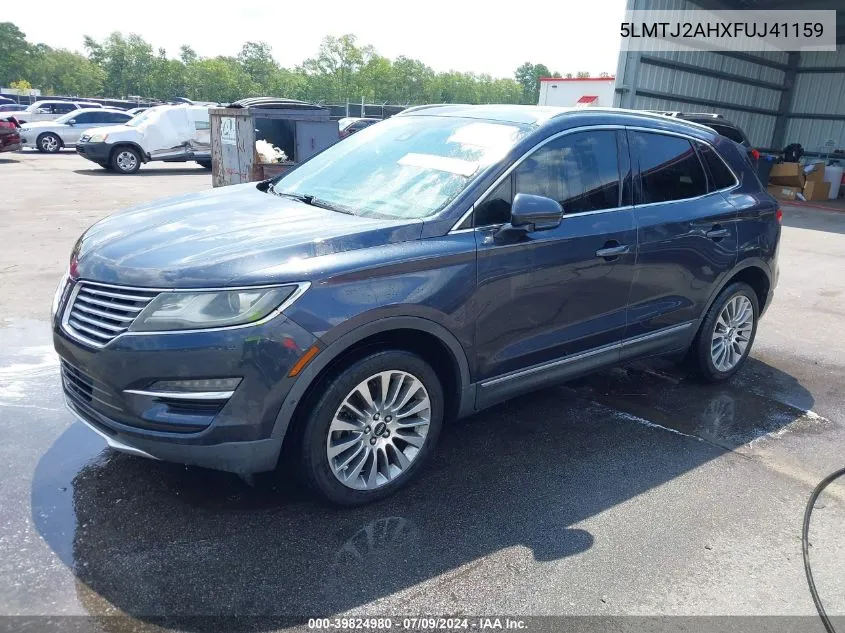 2015 Lincoln Mkc VIN: 5LMTJ2AHXFUJ41159 Lot: 39824980