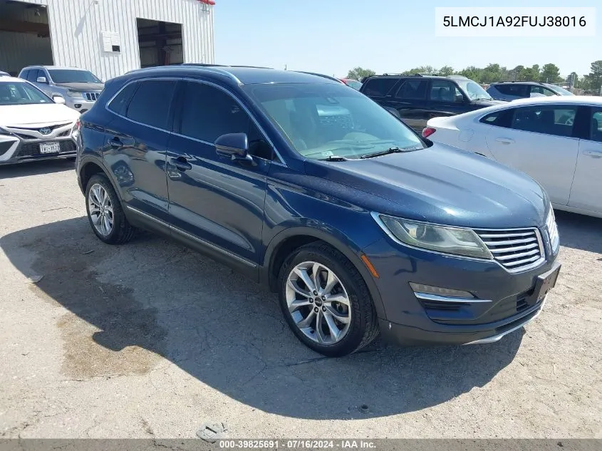 5LMCJ1A92FUJ38016 2015 Lincoln Mkc