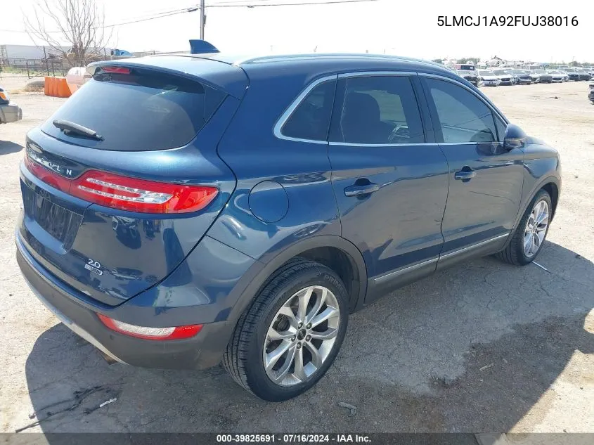 5LMCJ1A92FUJ38016 2015 Lincoln Mkc