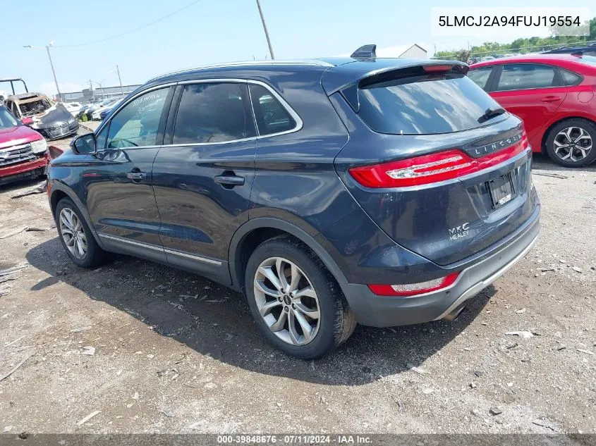 5LMCJ2A94FUJ19554 2015 Lincoln Mkc