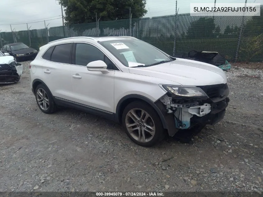 5LMCJ2A92FUJ10156 2015 Lincoln Mkc