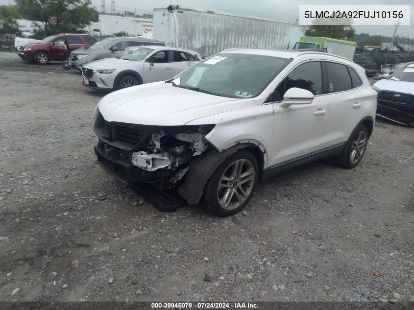 5LMCJ2A92FUJ10156 2015 Lincoln Mkc