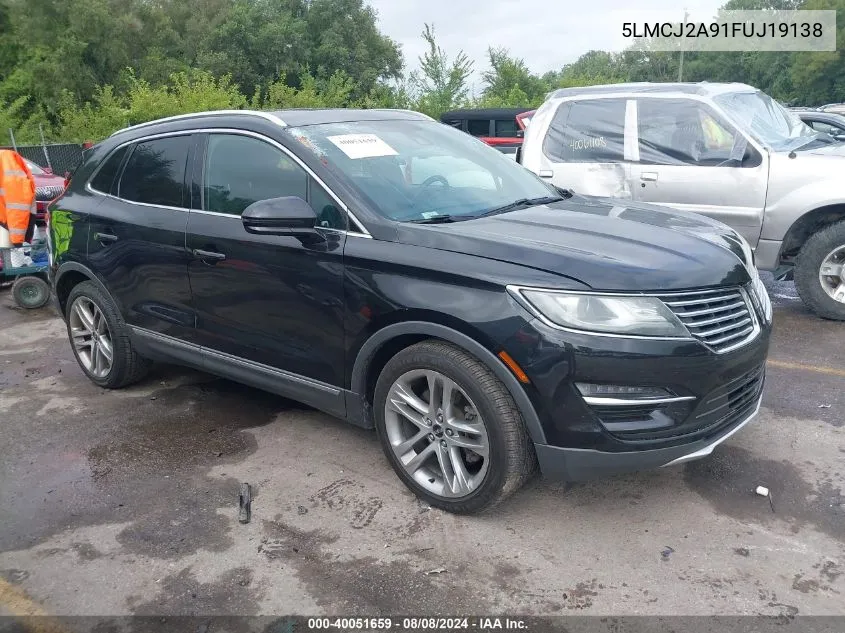 5LMCJ2A91FUJ19138 2015 Lincoln Mkc