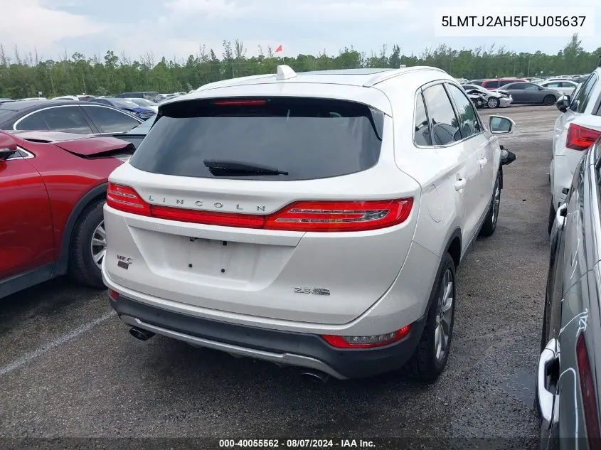 2015 Lincoln Mkc VIN: 5LMTJ2AH5FUJ05637 Lot: 40055562