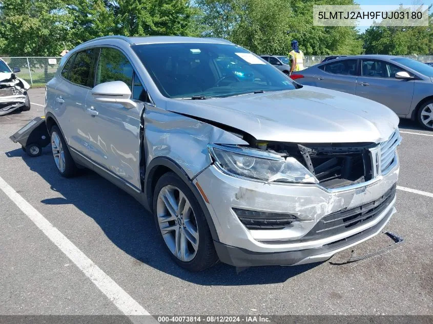 5LMTJ2AH9FUJ03180 2015 Lincoln Mkc