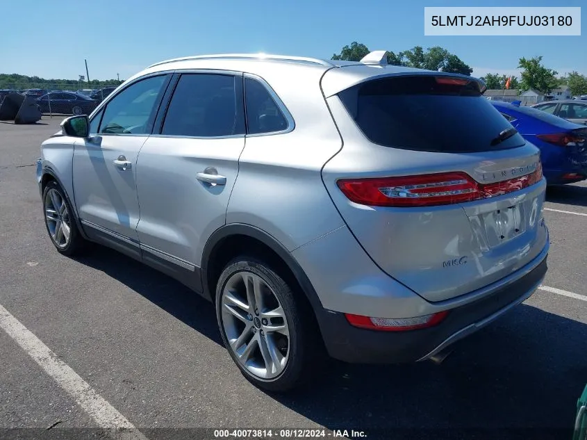 5LMTJ2AH9FUJ03180 2015 Lincoln Mkc