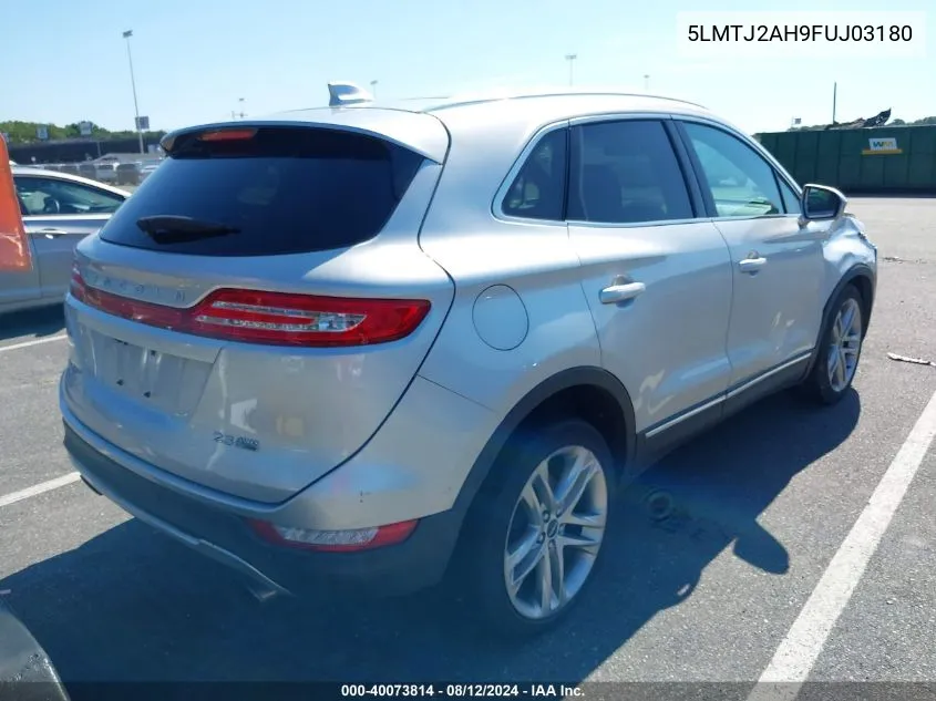 5LMTJ2AH9FUJ03180 2015 Lincoln Mkc