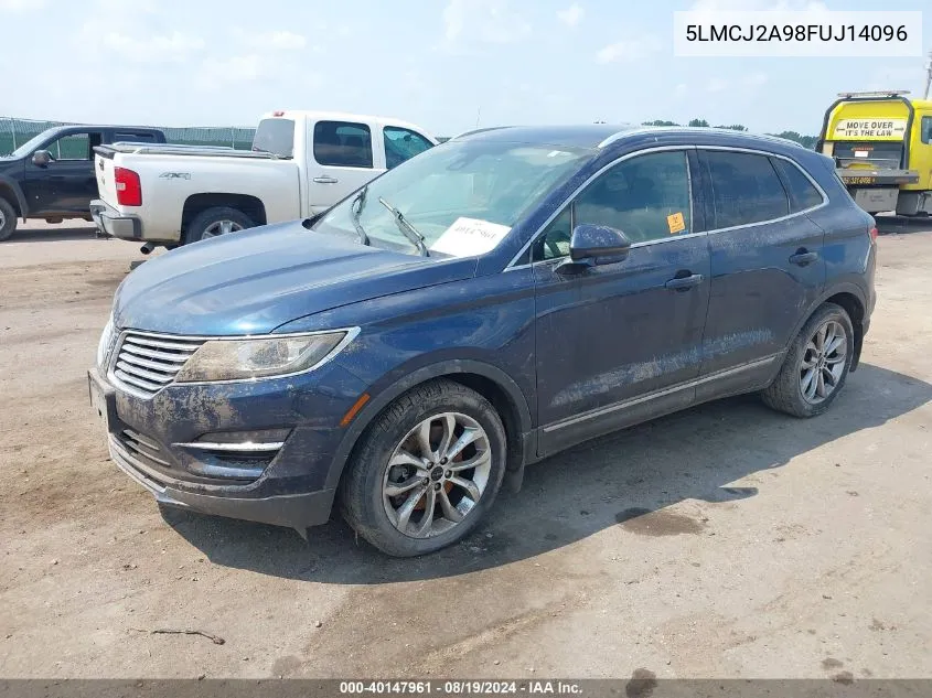 5LMCJ2A98FUJ14096 2015 Lincoln Mkc