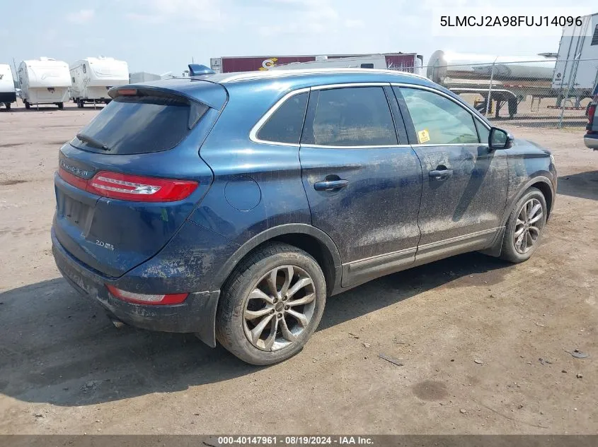 5LMCJ2A98FUJ14096 2015 Lincoln Mkc