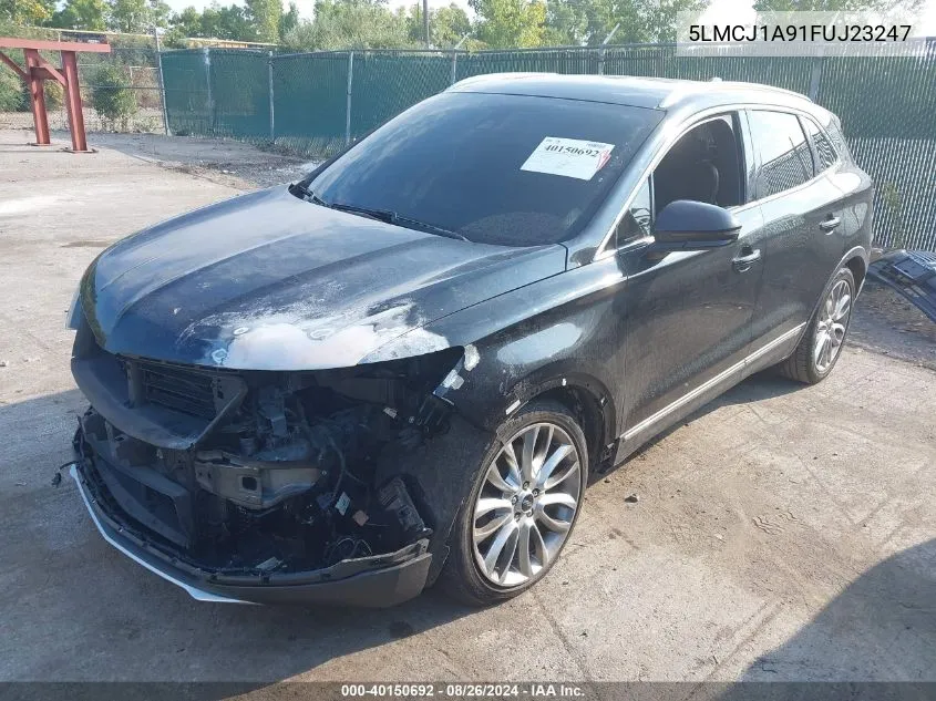 2015 Lincoln Mkc VIN: 5LMCJ1A91FUJ23247 Lot: 40150692