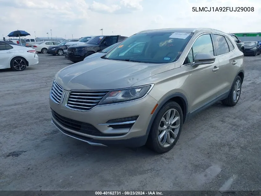 5LMCJ1A92FUJ29008 2015 Lincoln Mkc