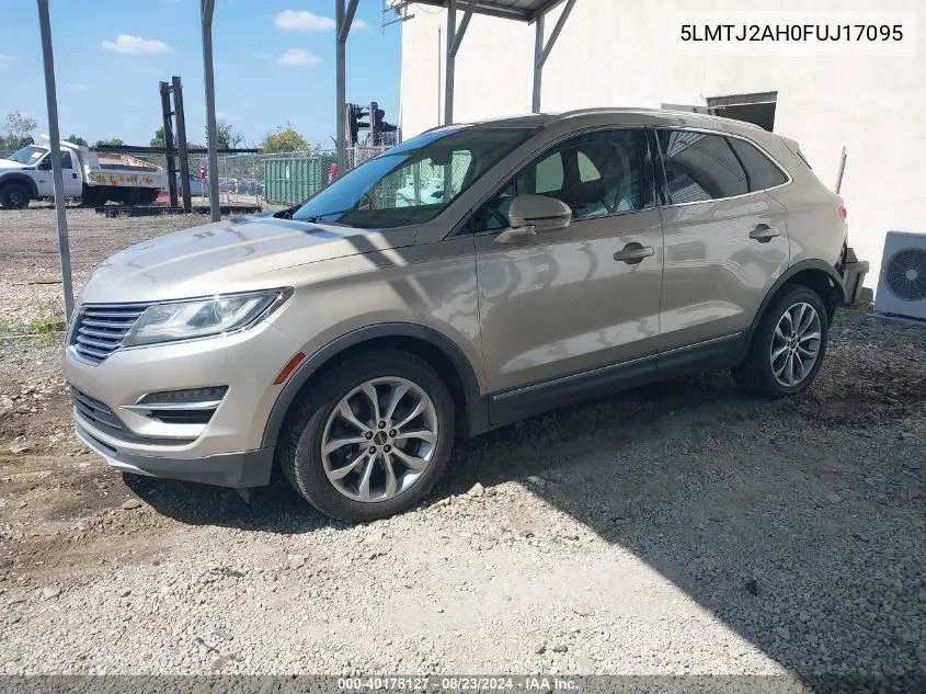 5LMTJ2AH0FUJ17095 2015 Lincoln Mkc