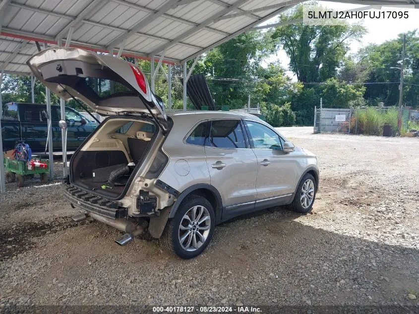 5LMTJ2AH0FUJ17095 2015 Lincoln Mkc