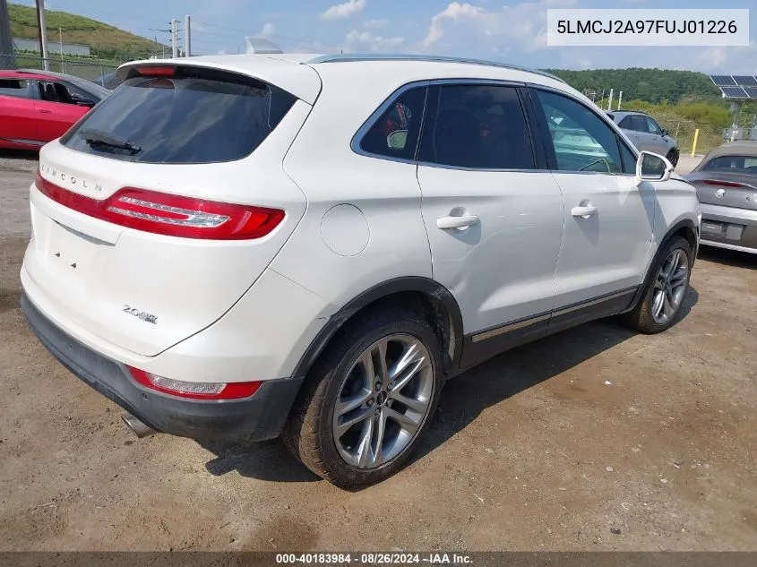 5LMCJ2A97FUJ01226 2015 Lincoln Mkc