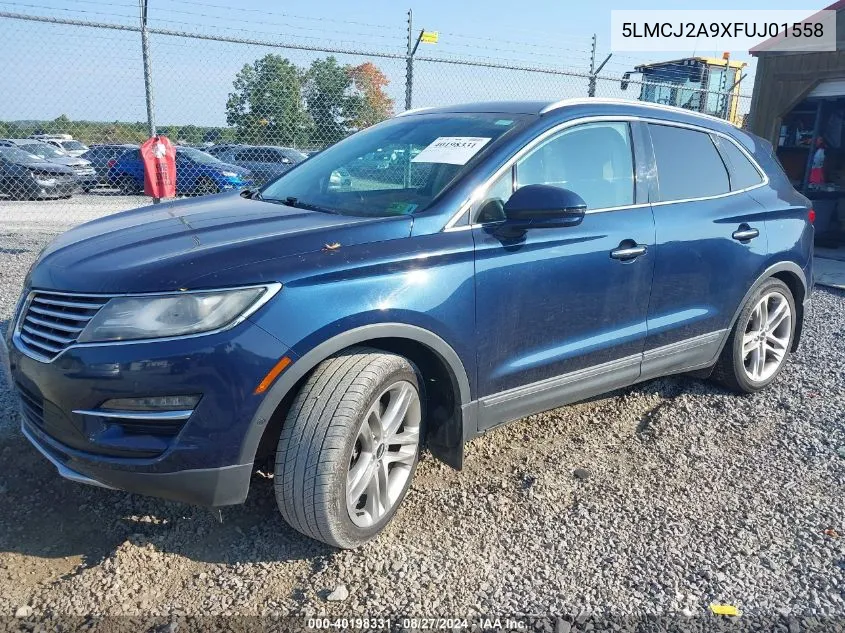 5LMCJ2A9XFUJ01558 2015 Lincoln Mkc