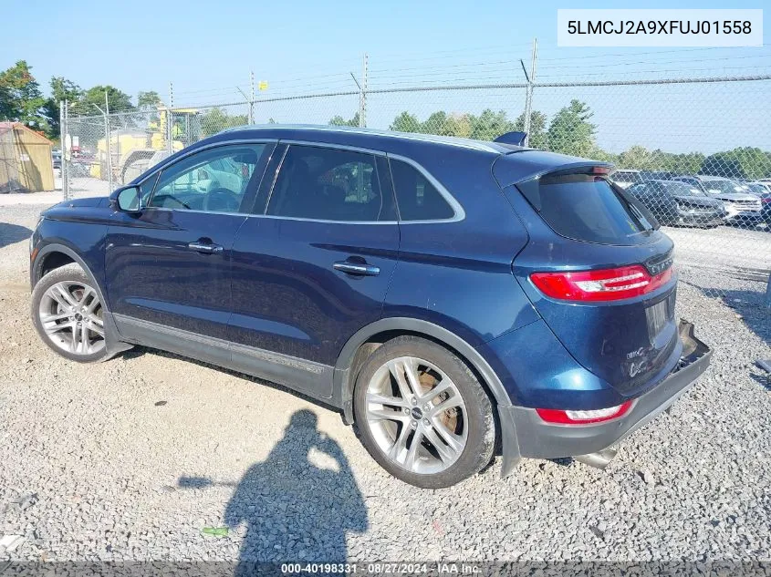 5LMCJ2A9XFUJ01558 2015 Lincoln Mkc