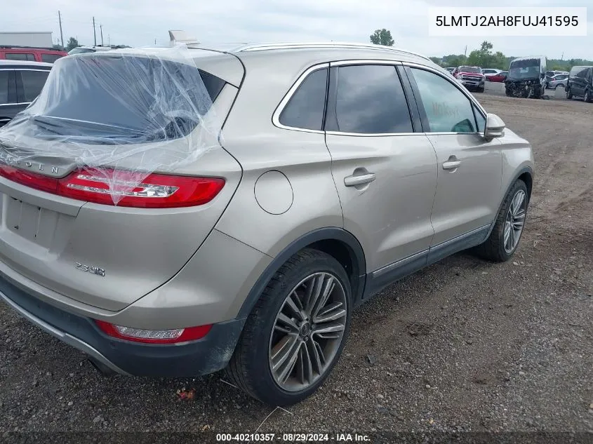 2015 Lincoln Mkc VIN: 5LMTJ2AH8FUJ41595 Lot: 40210357