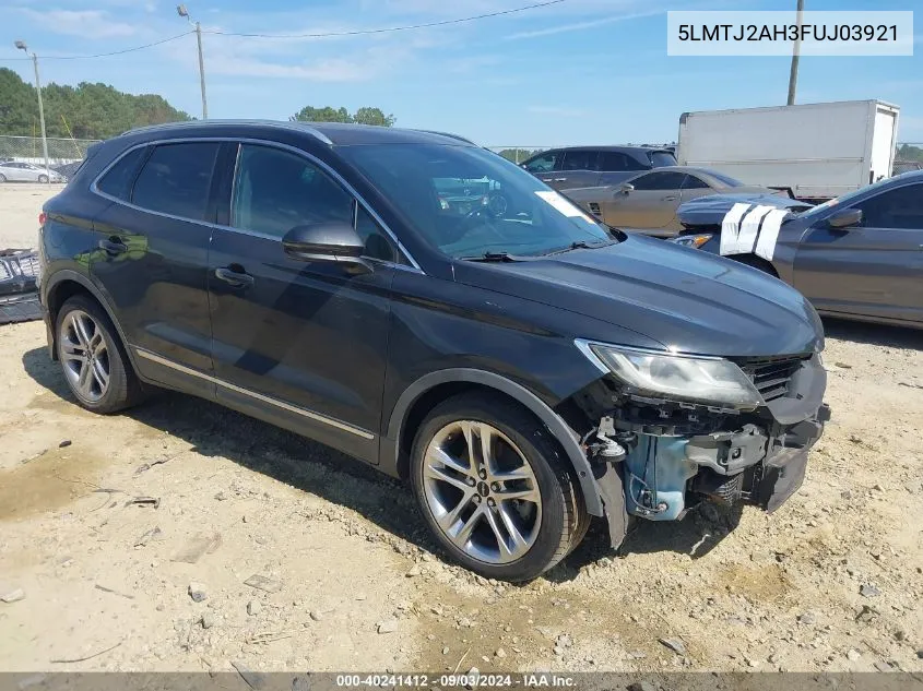 2015 Lincoln Mkc VIN: 5LMTJ2AH3FUJ03921 Lot: 40241412