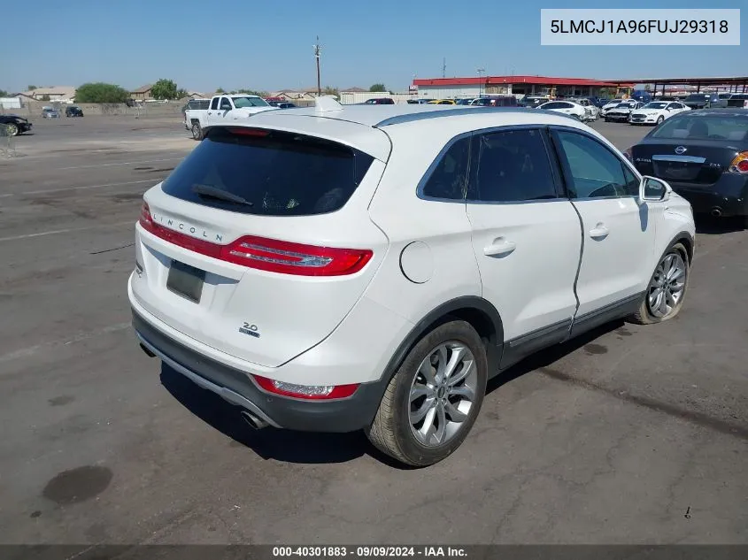 2015 Lincoln Mkc VIN: 5LMCJ1A96FUJ29318 Lot: 40301883