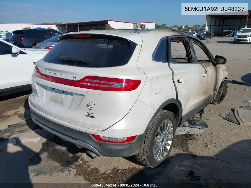 5LMCJ1A92FUJ48237 2015 Lincoln Mkc