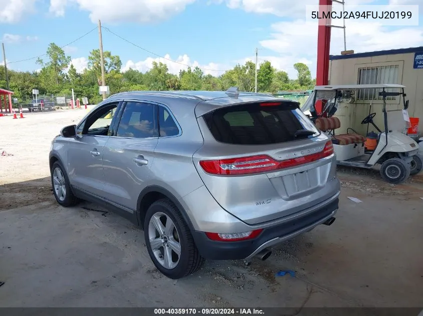 5LMCJ2A94FUJ20199 2015 Lincoln Mkc