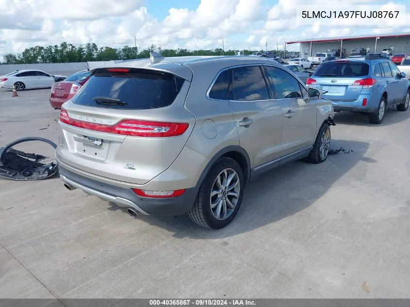 2015 Lincoln Mkc VIN: 5LMCJ1A97FUJ08767 Lot: 40365867