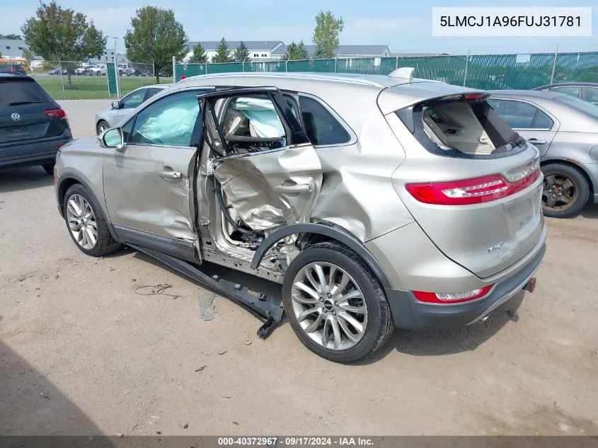 5LMCJ1A96FUJ31781 2015 Lincoln Mkc